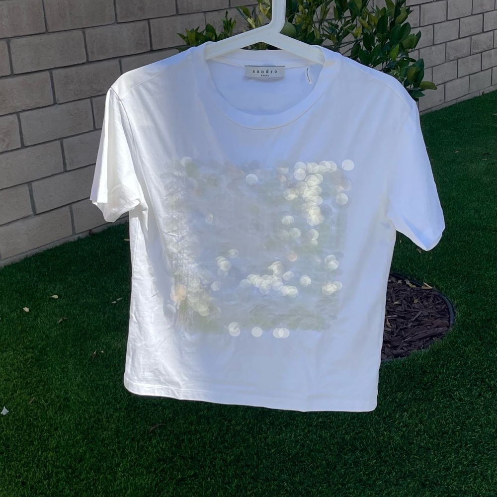 Brand New Sandro T shirt! Perfect for party time!